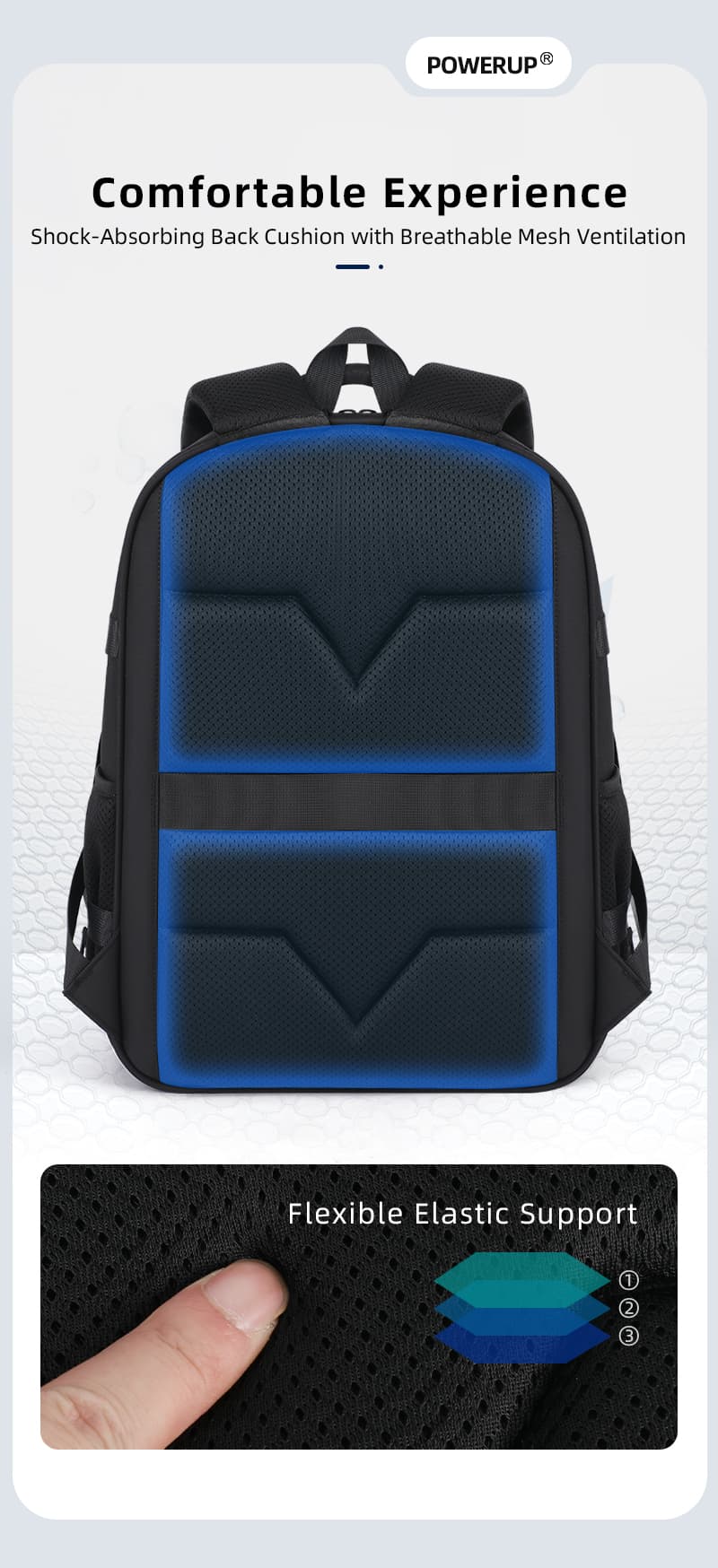 2025 design computer backpack bag with big capacity power up brand插图7