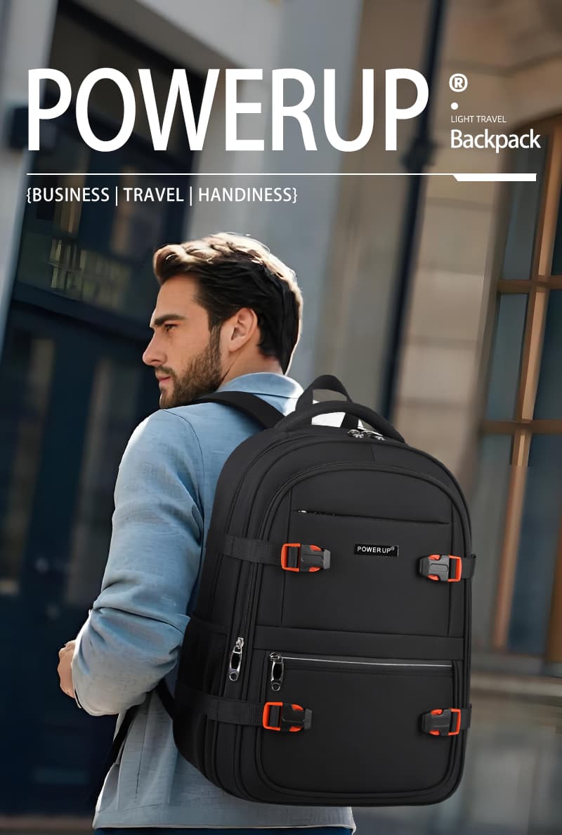2025 design computer backpack bag with big capacity power up brand插图3