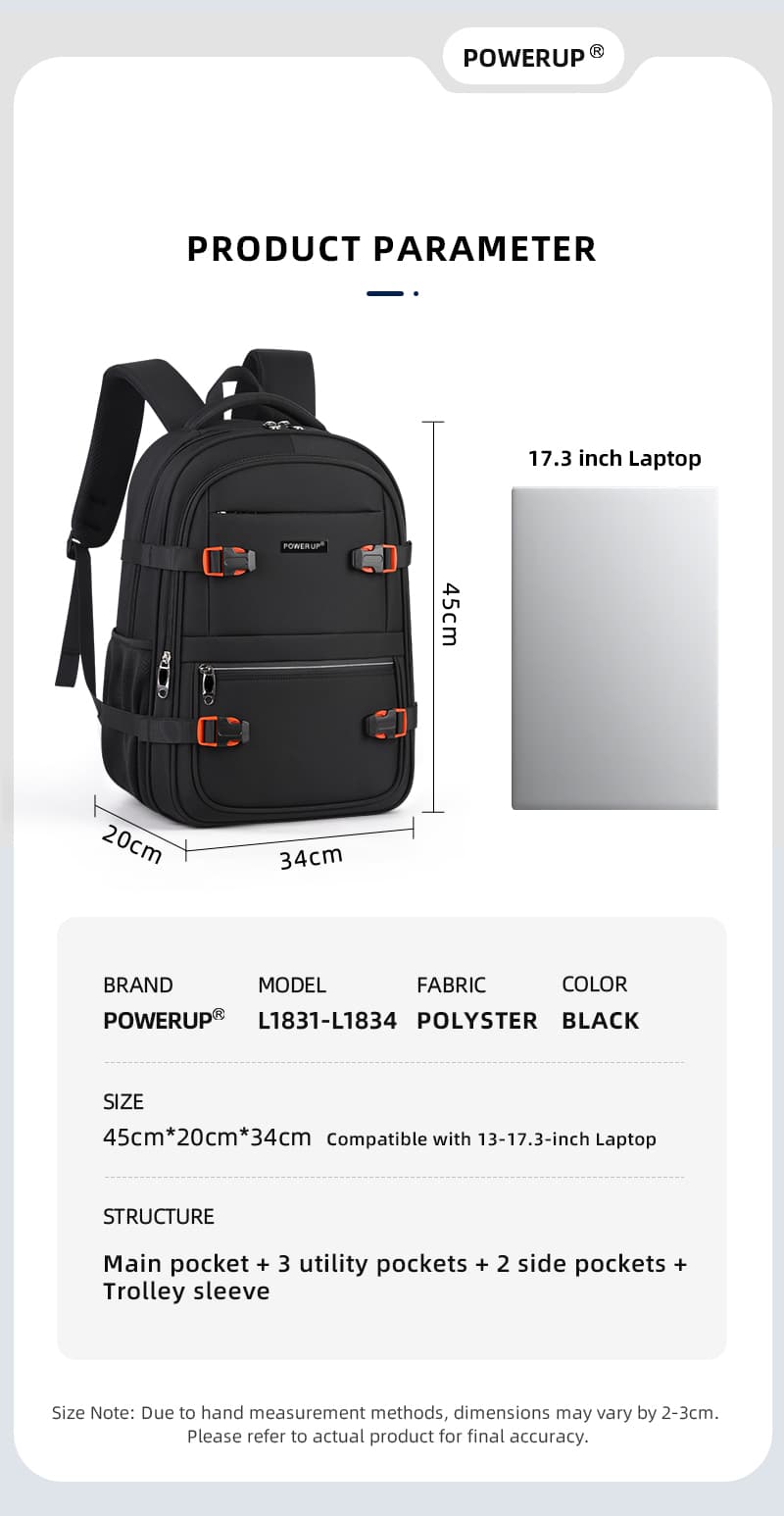 2025 design computer backpack bag with big capacity power up brand插图2
