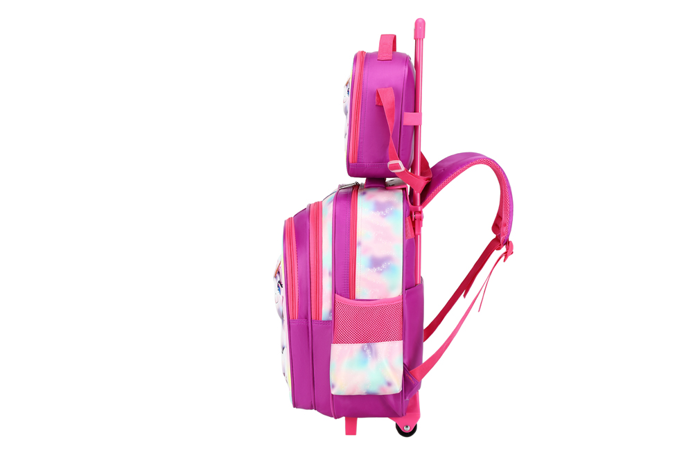 Cartoon School Trolley bag with lunch bag and pencil bag插图1