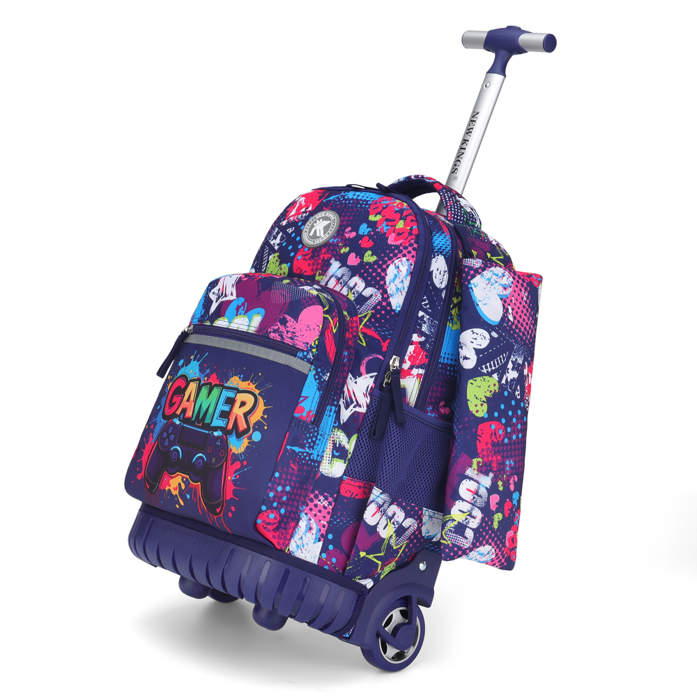 School Trolley backpack bag插图2