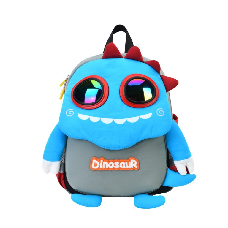dinosaur Cute baby backpack blue