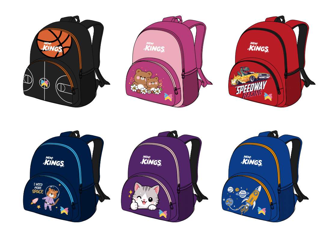 NEW KINGS SCHOOLBAG/NEW KINGS BAGS/NEW DESIGN NEW KINGS BAG FOR SCHOOL/TAKEALOT NEW KINGS BACKPACK插图1