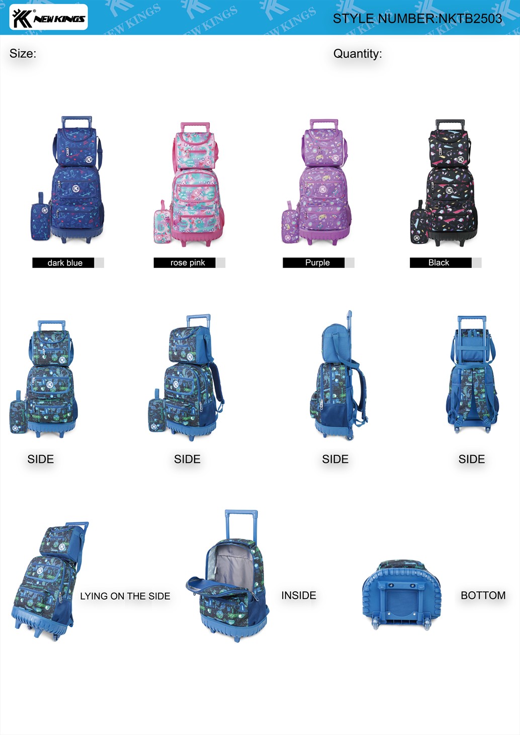 25003 SCHOOL WHEELS BACKPACK BAG插图